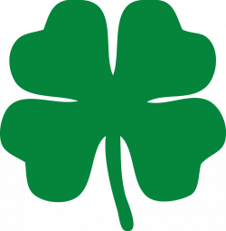 Tested 4 Leaf Clover Image Four For Luck Flat #23229 - Unknown ...