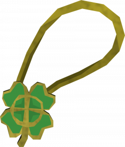 Shiny four-leaf clover necklace | RuneScape Wiki | FANDOM powered by ...