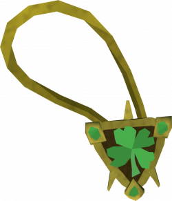 Sparkling four-leaf clover necklace | RuneScape Wiki | FANDOM ...
