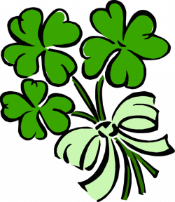 Bouquet clipart shamrock - Pencil and in color bouquet clipart shamrock