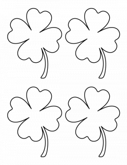 4 Leaf Clover Template Choice Image - template design free download