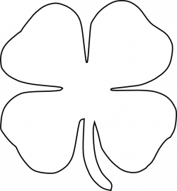 4 Leaf Clover Silhouette at GetDrawings.com | Free for personal use ...