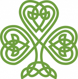 Irish Celtic Clover Art | Celtic Shamrock clip art - vector clip art ...