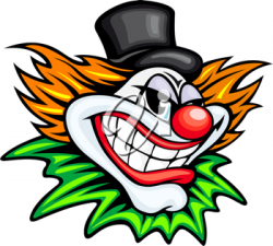 Angry circus clown or joker in cartoon style | Journal ...