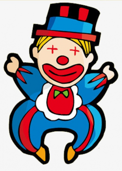 Blue Clown, Clown Clipart, Cartoon, Blue PNG Image and ...