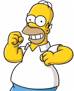 Homer Simpson Happy transparent PNG - StickPNG