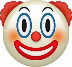 Download Clown Iphone Emoji Icon in JPG and AI | Emoji Island