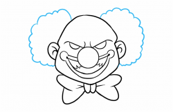 How To Draw Scary Clown - Easy Scary Clown Drawing - evil ...