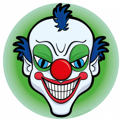 28+ Collection of Creepy Clown Clipart | High quality, free cliparts ...