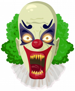 Scary Clown Green PNG Clipart Image | Gallery Yopriceville - High ...