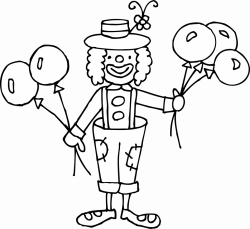 Sad Clown Coloring Page Printable Pages Click The Pictures To Color ...