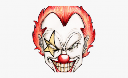 Clown Clipart Welcome - Scary Clown Face Png #374081 - Free ...