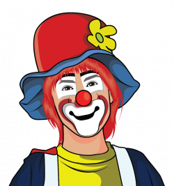 OnlineLabels Clip Art - Clown Illustration