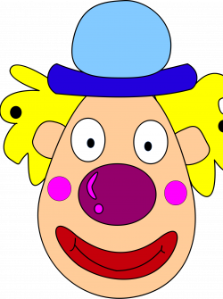 Clipart - clown head