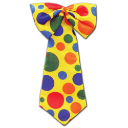 Clown Tie - Clip Art Library