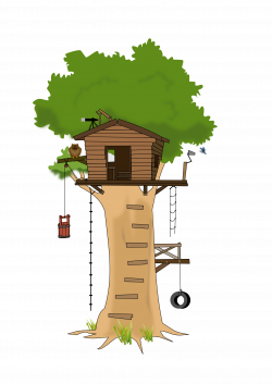 Clipart - Tree Club House