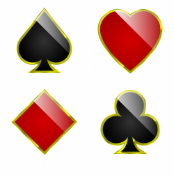 Suits Cards Playing Gambling Spade Poker Club - Club Heart ...