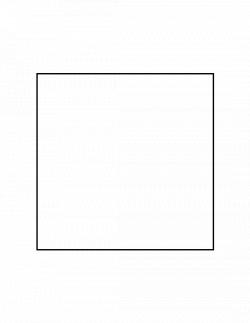 6 inch square pattern. Use the printable outline for crafts ...