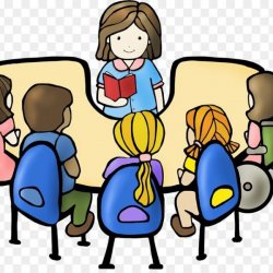 Student Reading Book Discussion Club Clip Art – Reading ...