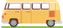 Tour bus service Illustration - Yellow tour bus 4132*1867 transprent ...