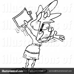 Coach Clipart #1046568 - Illustration by toonaday