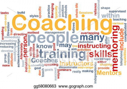 Stock Illustration - Coaching background concept. Clipart ...