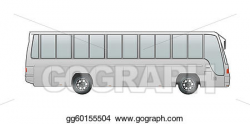 Vector Art - Coach bus. Clipart Drawing gg60155504 - GoGraph