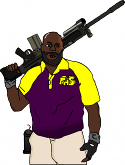 Left 4 Dead 2 Coach in color by Fub4rion on DeviantArt