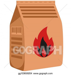 EPS Illustration - Colorful cartoon coal bag. Vector Clipart ...