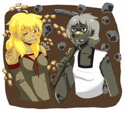 Fools Gold and Coal by Tuxiie on DeviantArt