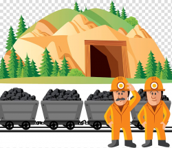 Coal mining mine, Coal mine illustration transparent ...