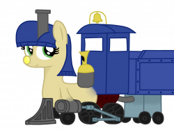 OC: Train pony, Lilly Bell by Bronytrainman on DeviantArt