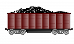 Clipart - Coal wagon