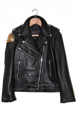 BRASS COLD SHOULDER JACKET — Understated Leather