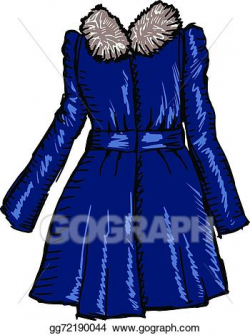 Vector Clipart - Women coat. Vector Illustration gg72190044 ...