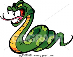 EPS Illustration - Angry snake. Vector Clipart gg83287831 ...