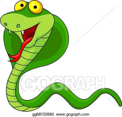 Vector Clipart - Cute cobra cartoon. Vector Illustration ...