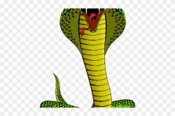 Serpent Clipart Dangerous Snake - Transparent Cobra Cartoon ...