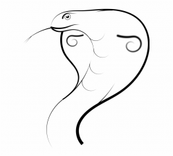 Drawing Snakes Pencil Line Art - Cobra Sketch Free PNG ...