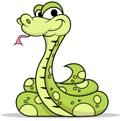 Snake Clip Art #7864 | Dragons!! | Snake drawing, Snake ...