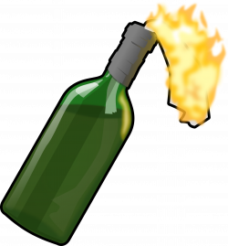 Clipart - molotov cocktail