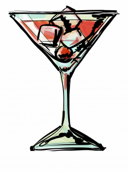 Martini Clipart Cocktail Reception - Cocktail Fonts Free ...