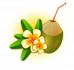 Clipart - Coconut Cocktail