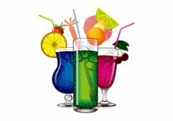ftestickers #drinks #cocktails #colorful - Cocktail Clipart ...