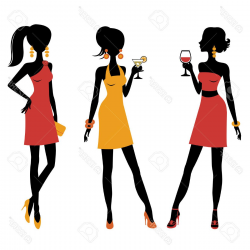 Group Of Girls Clipart | Free download best Group Of Girls ...