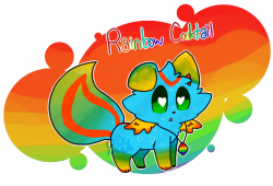 Cocktail Skunks] Rainbow Cocktail [CLOSED] by Occsters on DeviantArt