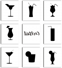 Unique Cocktail Drink Silhouette Clip Art Images » Free ...