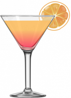 OnlineLabels Clip Art - Tequila Sunrise Cocktail 2