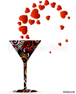 Cocktail Valentine's Day - Buy this stock vector and explore ...