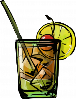 Clipart - Whiskey sour cocktail
